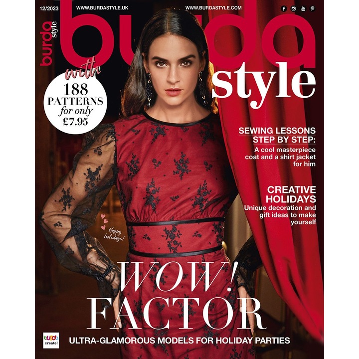 Списание Burda Style декември 2023 г., 12/2023 г