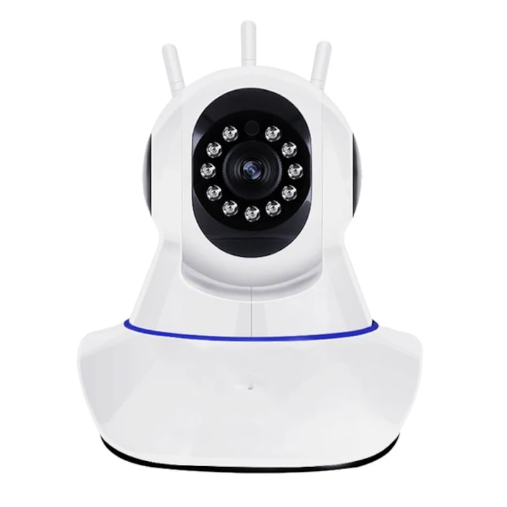 Camera de supraveghere rotativa ELMHURST, baby monitor, WiFi, audio bidirectional, difuzor incorporat, microfon incorporat, viziune de noapte