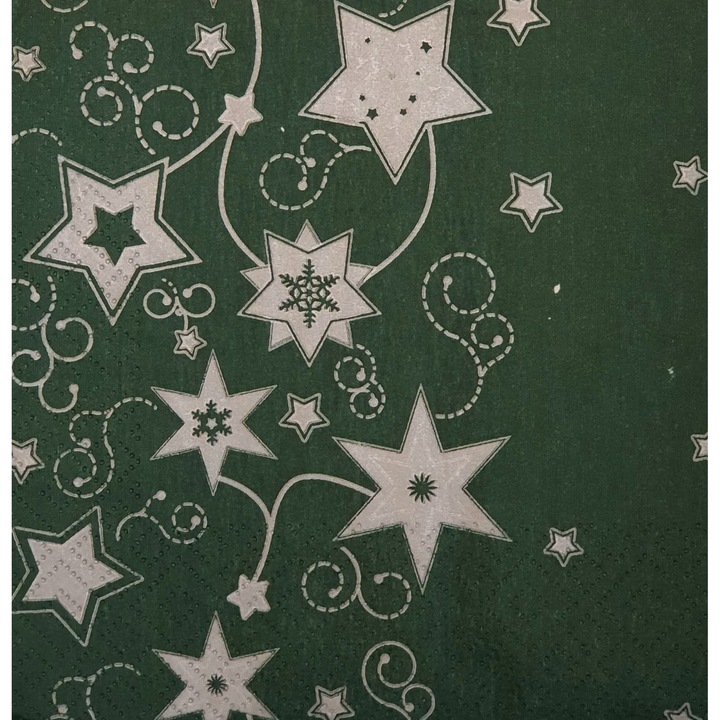 Set 20 servetele de masa, 3 straturi, 33 x 33cm, model Craciun STA