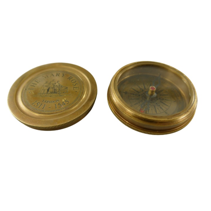 Busola alama lustruita, D 6 cm