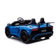 Masinuta electrica pentru copii 3-15 ani, Lamborghini Aventador SV 2 x150W 24V, Albastra