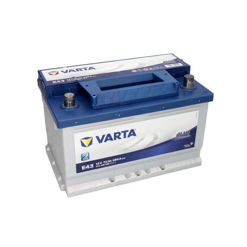 VARTA autó akkumulátor 12V 72Ah/680A, 278x175x175 B13 