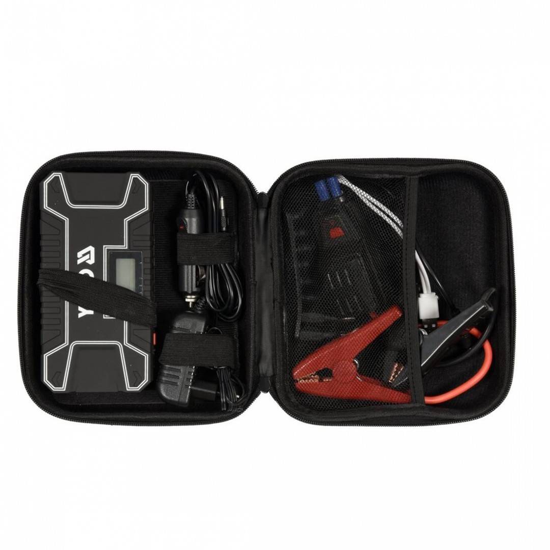 Dispozitiv pornire 3 in 1, Yato USB 300A, 12V, baterie LiIon 12000 mAh