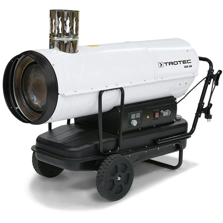 Incalzitor / tun de aer cald cu motorina cu ardere indirecta, 60kW, tip IDE60, TROTEC
