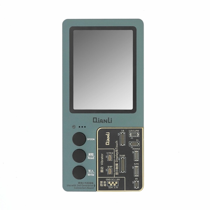 Placa LCD + placa de baterii L6802, Negru