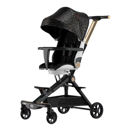 Детска количка C2 Deluxe, reversible, сгъваема, със светлини и музика ...