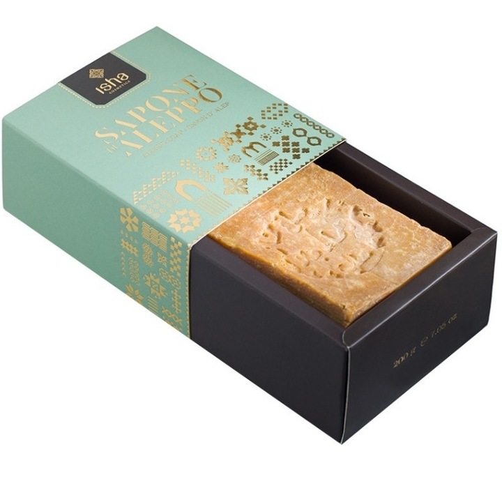 Сапун с 25% лаврово масло, Isha, 200гр