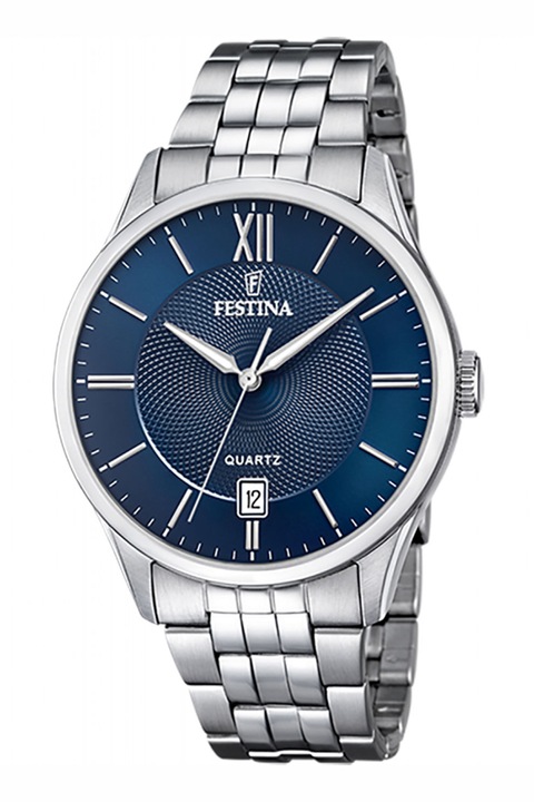 Festina, Kvarc karóra, Ezüstszín, Tengerészkék