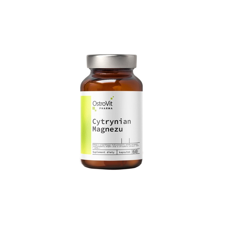 Supliment alimentar OstroVit Pharma Magnesium citrate 60 capsule