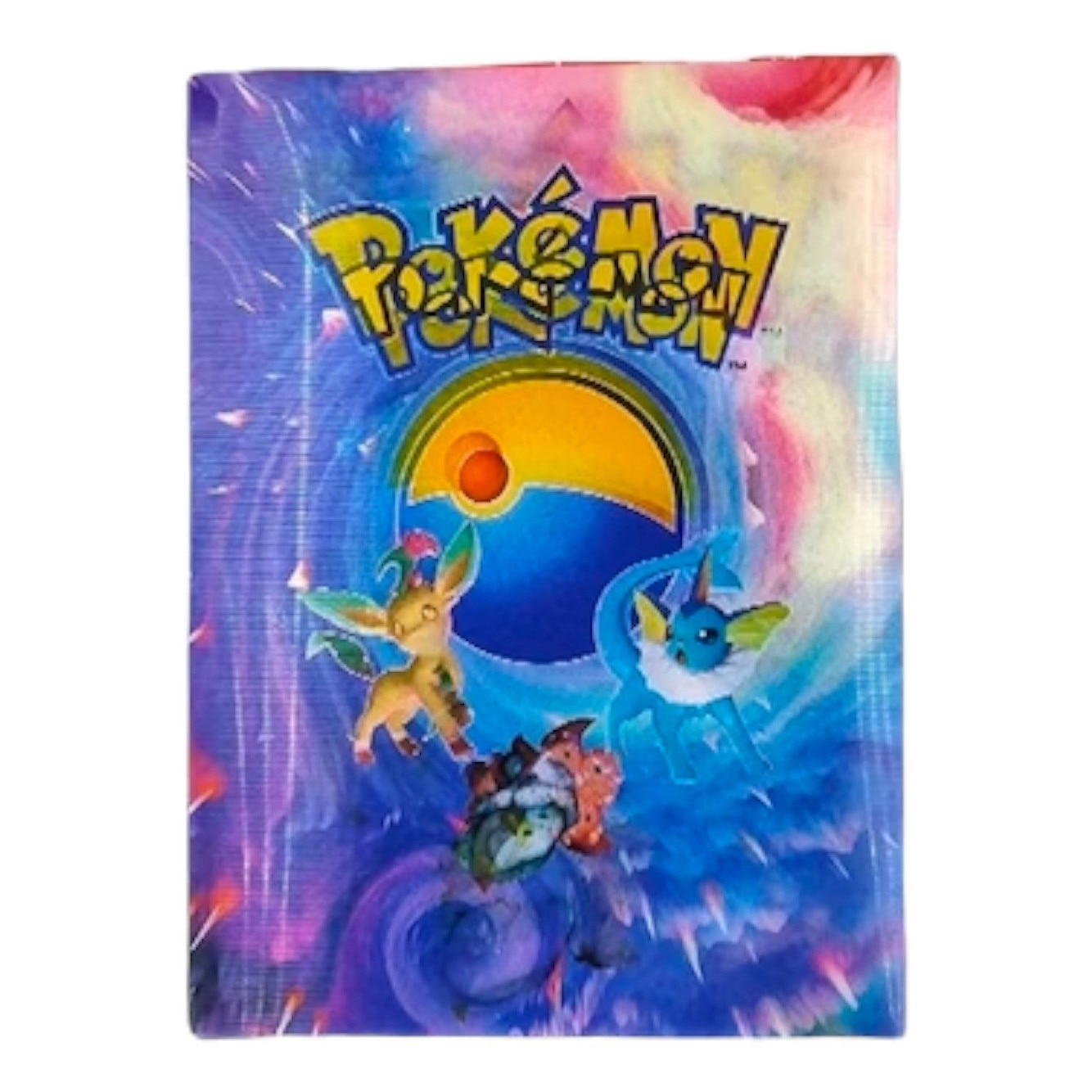 Set 55 cartonase 3D Pokemon, multicolor - eMAG.ro