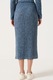 JIMMY KEY, Fusta midi cu talie inalta, Albastru melange, M