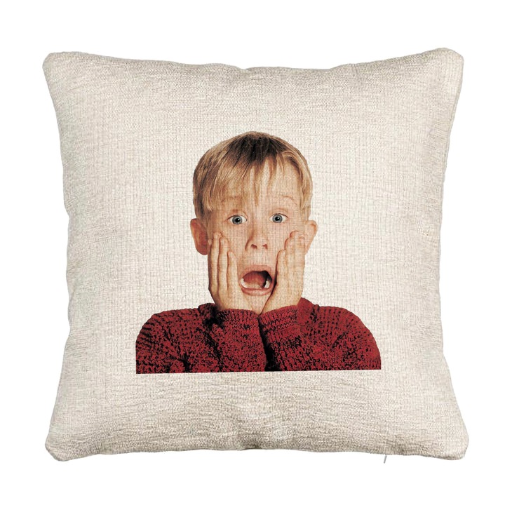 Perna Personalizata Canapea, Model Kevin, 40x40 cm, Cu fermoar