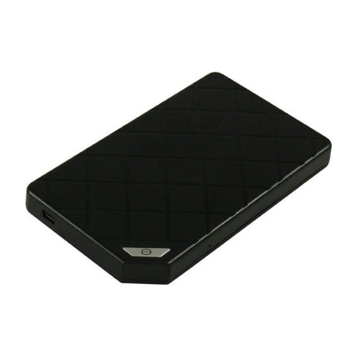 Carcasa, LC-Power LC-25U3, Rezistenta la socuri, 2.5" USB 3.0, Negru