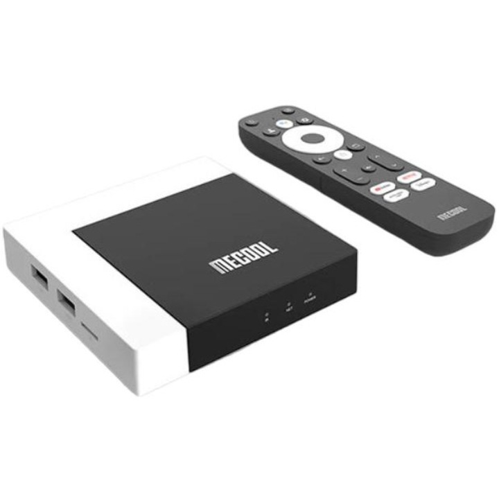 Medyaplayer, Mecool, Android, 4K, 16GB, Alb/Negru