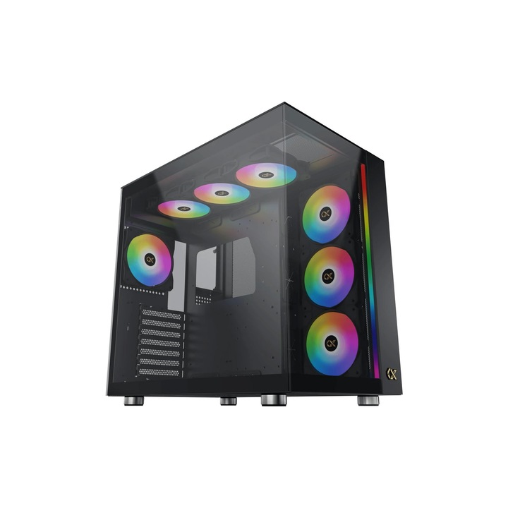 Carcasa computer, Silverstone, SST-FAH1MW-PRO, middle tower, alb