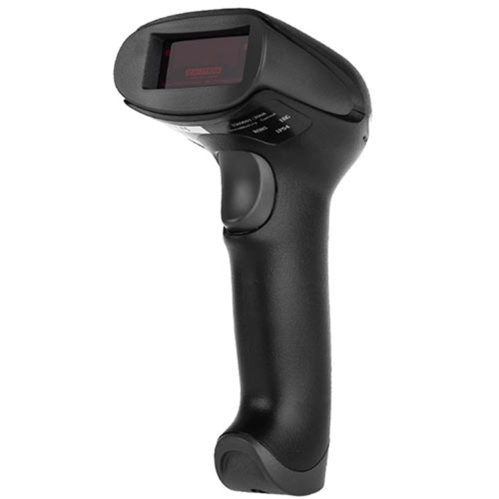 Scanner coduri de bare, Netum, CMOS, 1D, USM, Negru