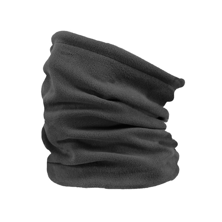 Barts, Fular circular unisex din fleece, Gri antracit