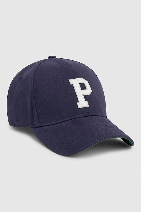 Pepe Jeans London, Бейзболна шапка Noah с лого, Тъмносин