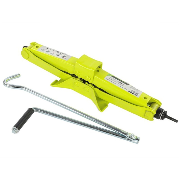 Cric foarfeca 2T, cu manivela pliabila, 63391 Carmotion