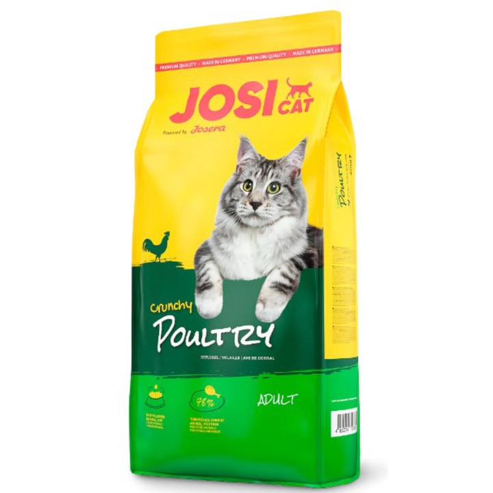 Суха храна за котки Josera JosiCat Crunchy Poultry, 10 кг