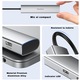 Хъб USB C Type-C, USB 3.2, 4 в 1, 4 USB C порта, 10Gbps висока скорост, съвместим с Windows/Vista/Mac OS/Linux, сив