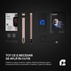 Ceas smartwatch dama, Qualtec by Koppel®, inteligent, fitness, sport, rezistent apa, functie smart numarat pasi, notificari, ecran 1.91", wireless, apelare Bluetooth 5.3, microfon HD, monitorizare somn, limba romana, 2 bratari incluse, OmniFit, roz