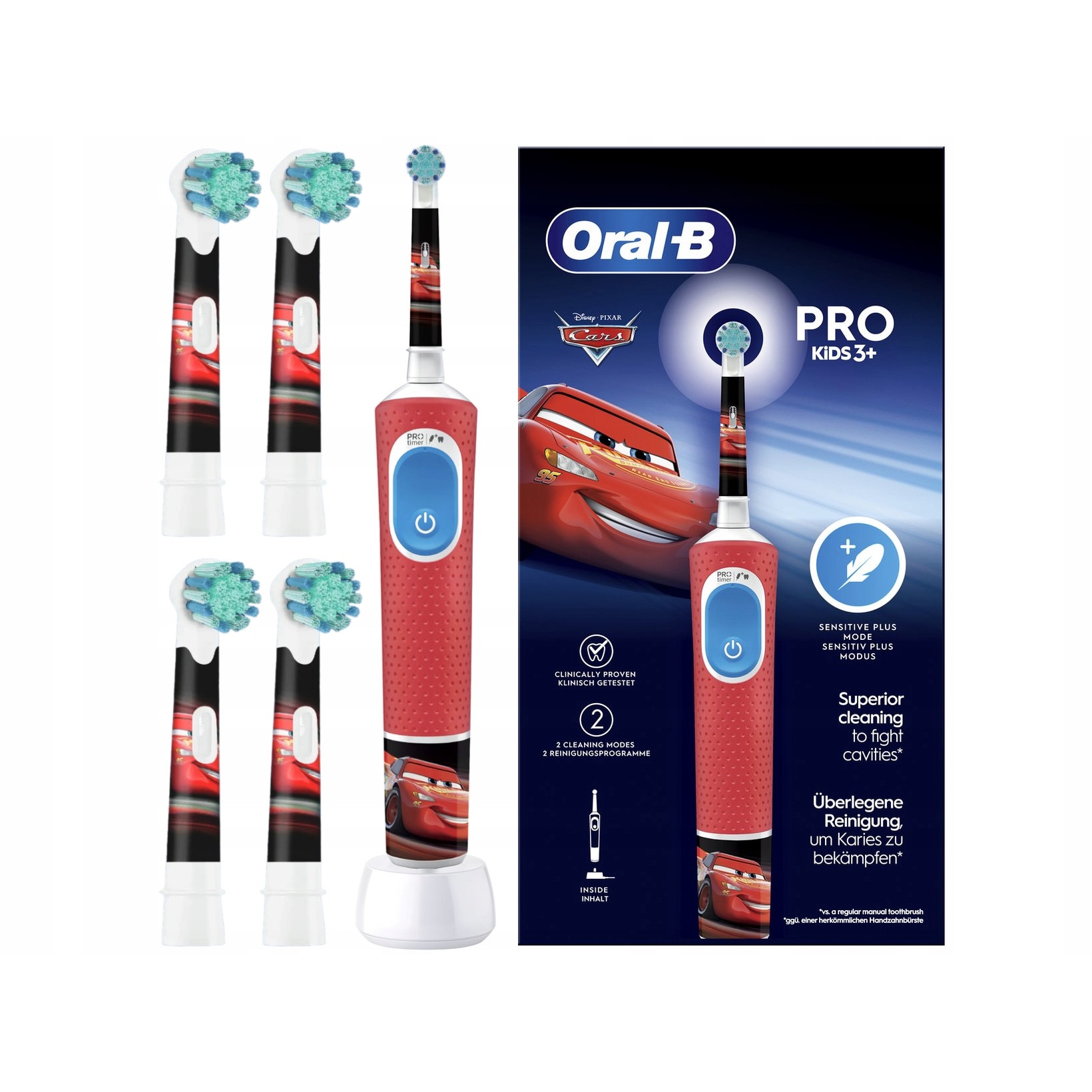 Set, Periute De Dinti Electrice Pentru Copii, Oral-B Vitality PRO Kids ...