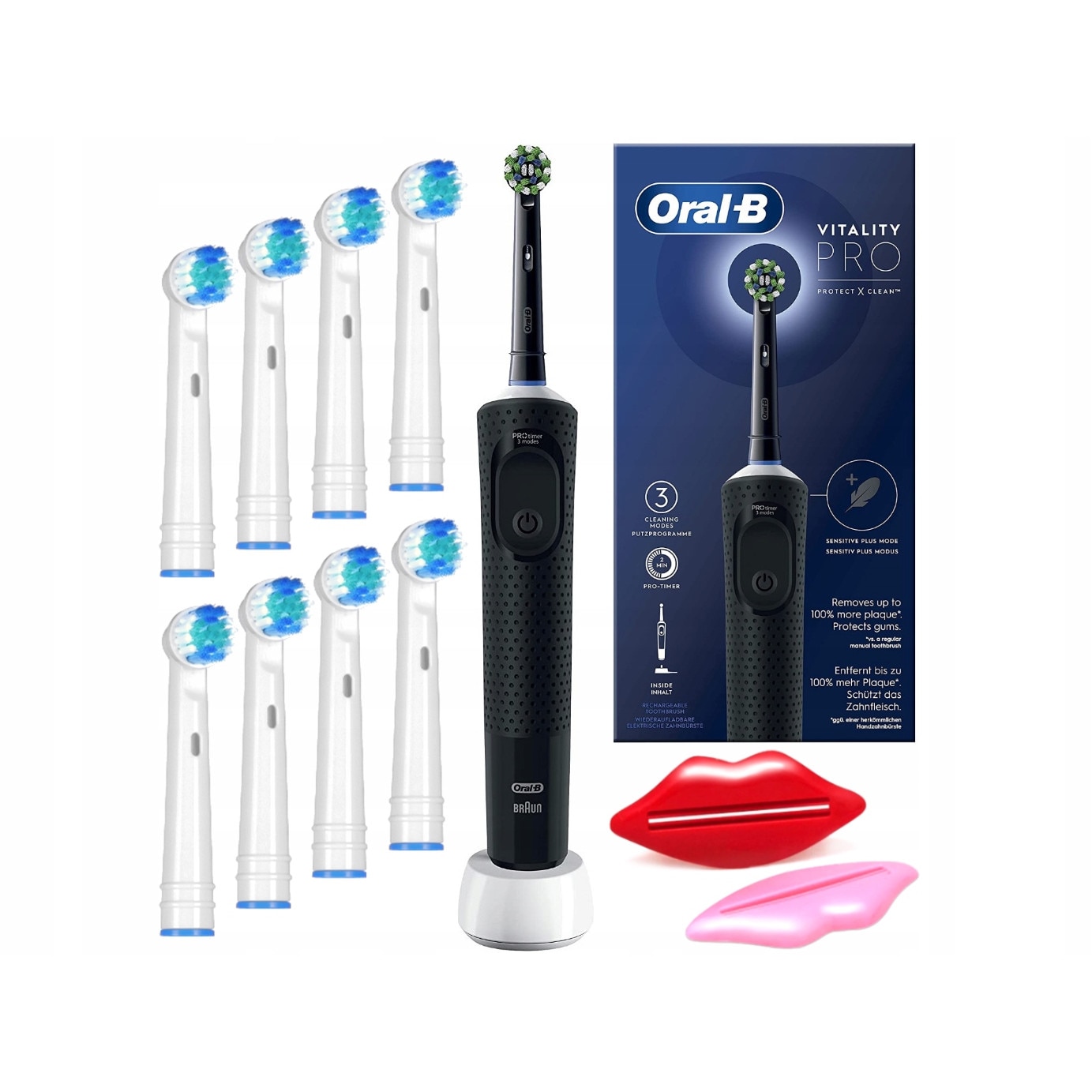 Set, Periute De Dinti Electrice, Oral-B Vitality PRO Protect X Clean ...