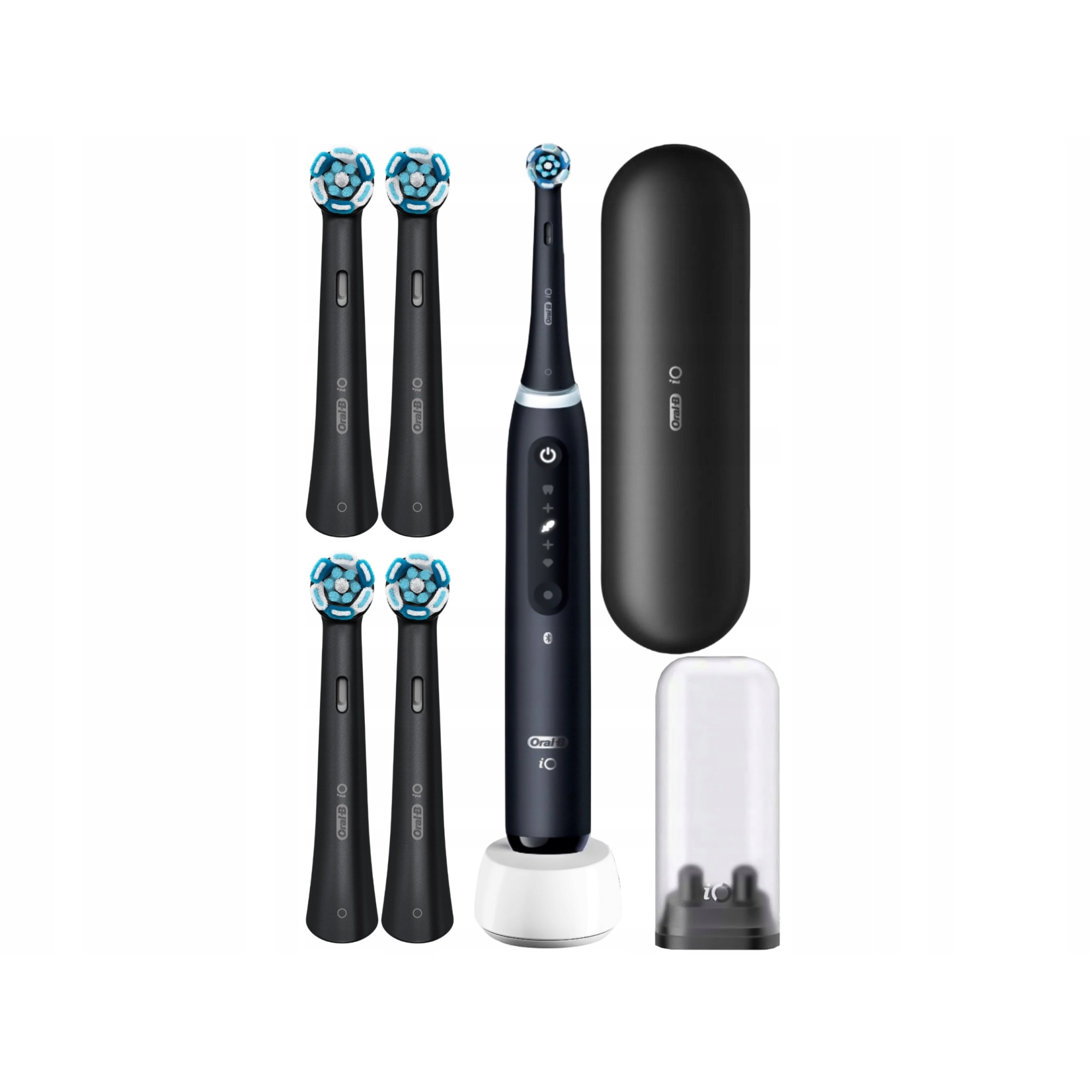 Set, Periute De Dinti Electrice, Oral-B IO Series 5 Black Matt, Negru ...