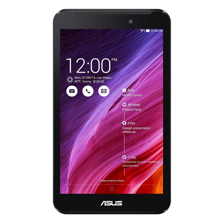Asus FonePad 7 FE170CG-1B034A tablet, Intel® Dual-Core Z2520 1.20GHz-es processzorral, 7", 1GB DDR2, 8GB, Wi-Fi, 3G, Bluetooth 4.0, GPS, Android 4.3 JellyBean, Fehér
