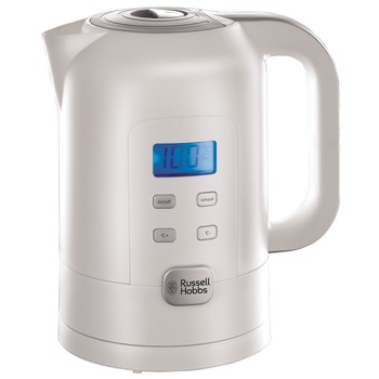 Fierbator de apa Russell Hobbs Precision Control 21150-70, 2200 W, 1.7 l, Display LCD, Alb Fierbator de apa Russell Hobbs Precision Control 21150-70, 2200 W, 1.7 l, Display LCD, Alb