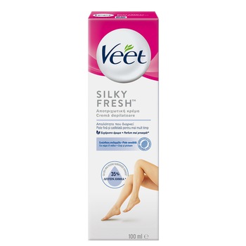 Crema depilatoare Veet Silky Fresh pentru piele sensibila, 100 ml Crema depilatoare Veet Silky Fresh pentru piele sensibila, 100 ml