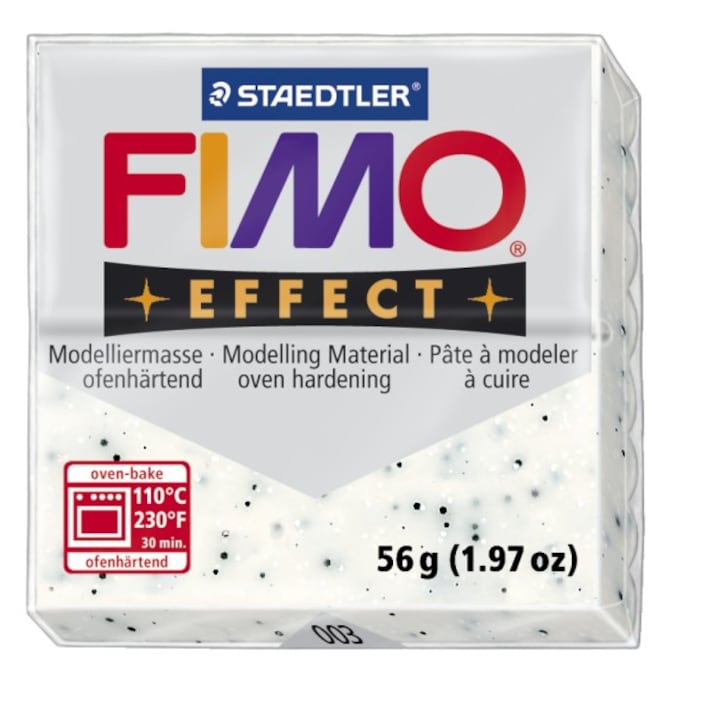 Lut polimeric, Staedtler, Fimo, 56 g, Portocaliu