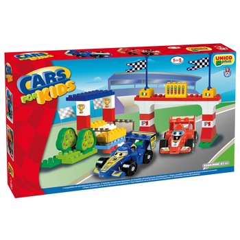 Cuburi constructie Unico Cars for Kidz F1 Cuburi constructie Unico Cars for Kidz F1