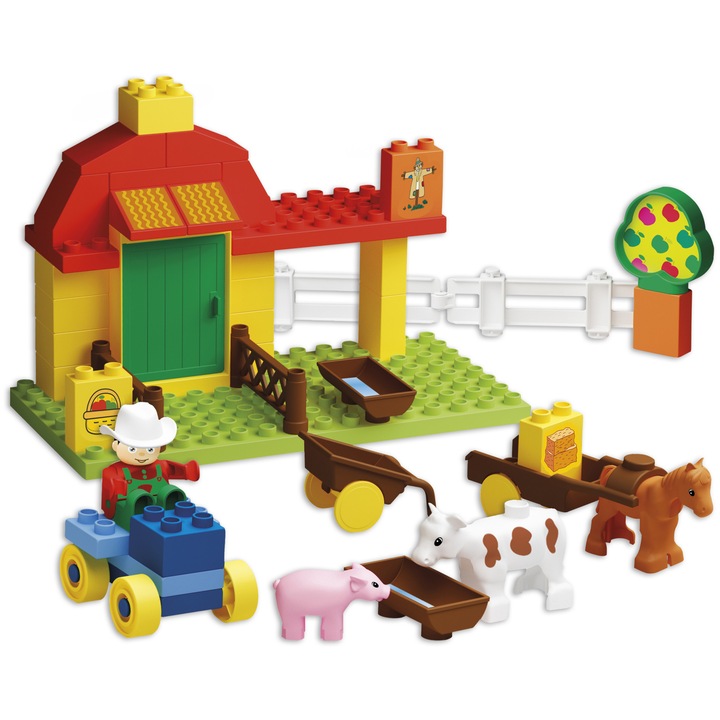 Cuburi constructie Unico set ferma
