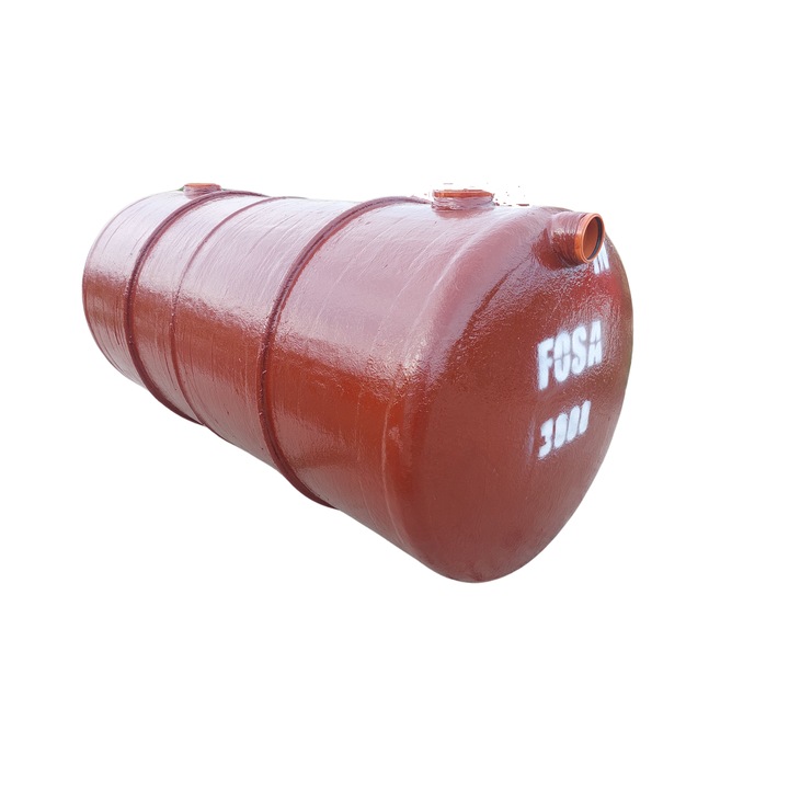 Fosa septica 3000L, ecologica, pentru 6 persoane, din fibra de sticla ranforsata