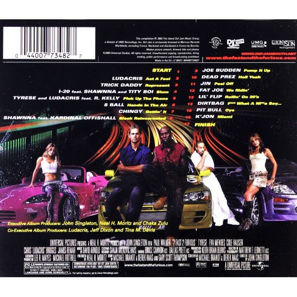 2 Fast 2 Furious soundtrack (Za szybcy, za wściekli) [CD] - eMAG.ro