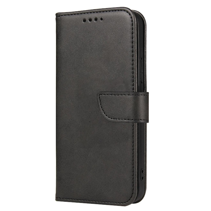 Калъф Magnet Wallet Stand, съвместим с Honor 90 Lite / X50i Black