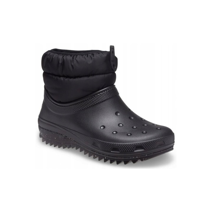Детски обувки за сняг Crocs Classic Neo Puff Luxe зимни изолирани, черни, 34-35 EU
