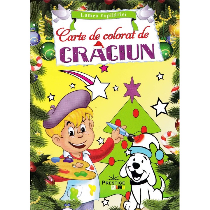 Carte de colorat de Craciun. Colectia Lumea Copilariei