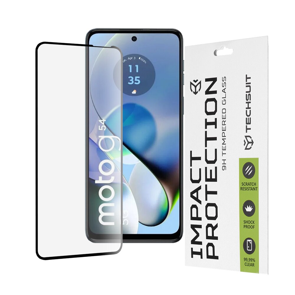 Folie protectie telefon, Smartphosis, Pentru Motorola Moto G14 / Moto G54 / Moto G54 Power Edition / Moto G64, Negru/Transparent