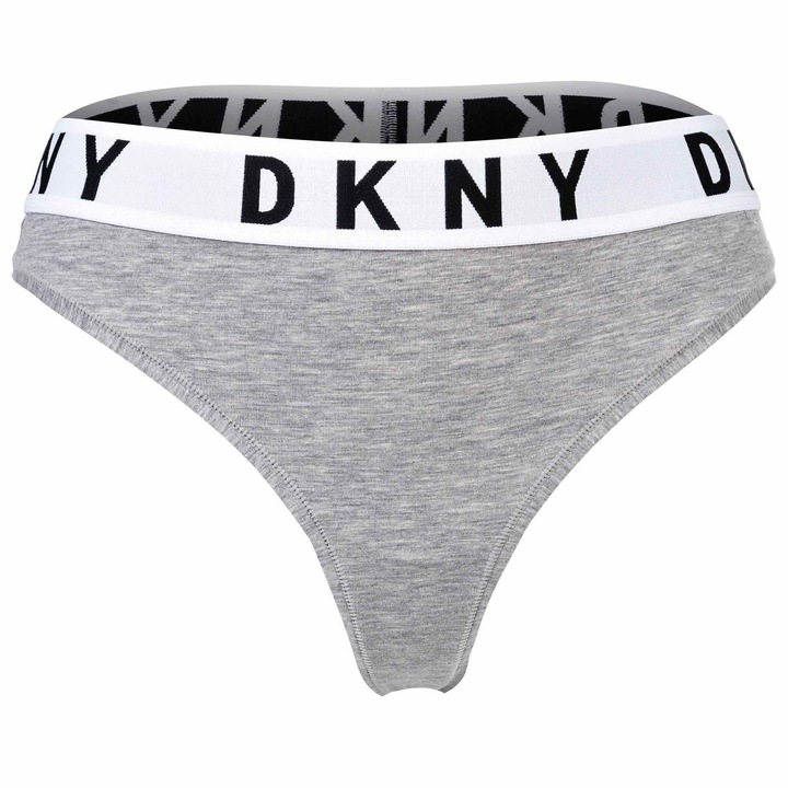 DKNY tanga bugyi logós szalaggal a derekán, Szürke
