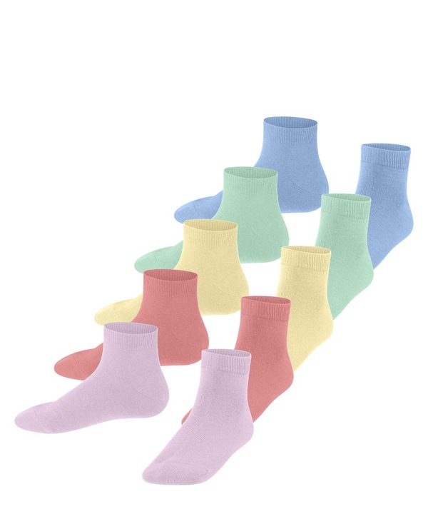 Esprit, Къси чорапи - 5 чифта, Многоцветен, 31-34 EU