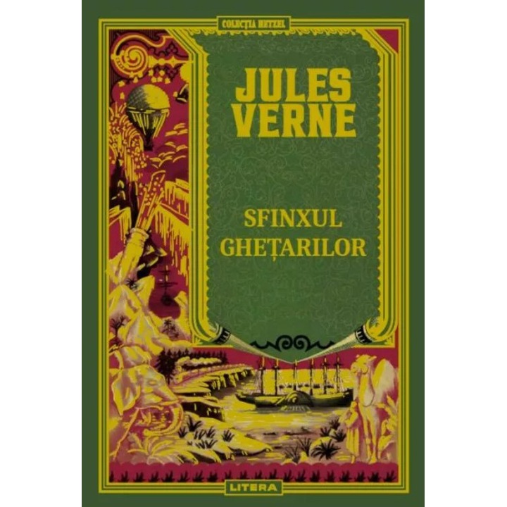 Sfinxul ghetarilor, Jules Verne