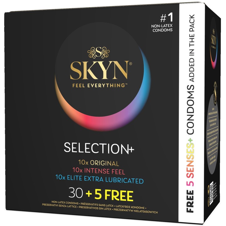 Комплект презервативи без латекс SKYN 35 бр