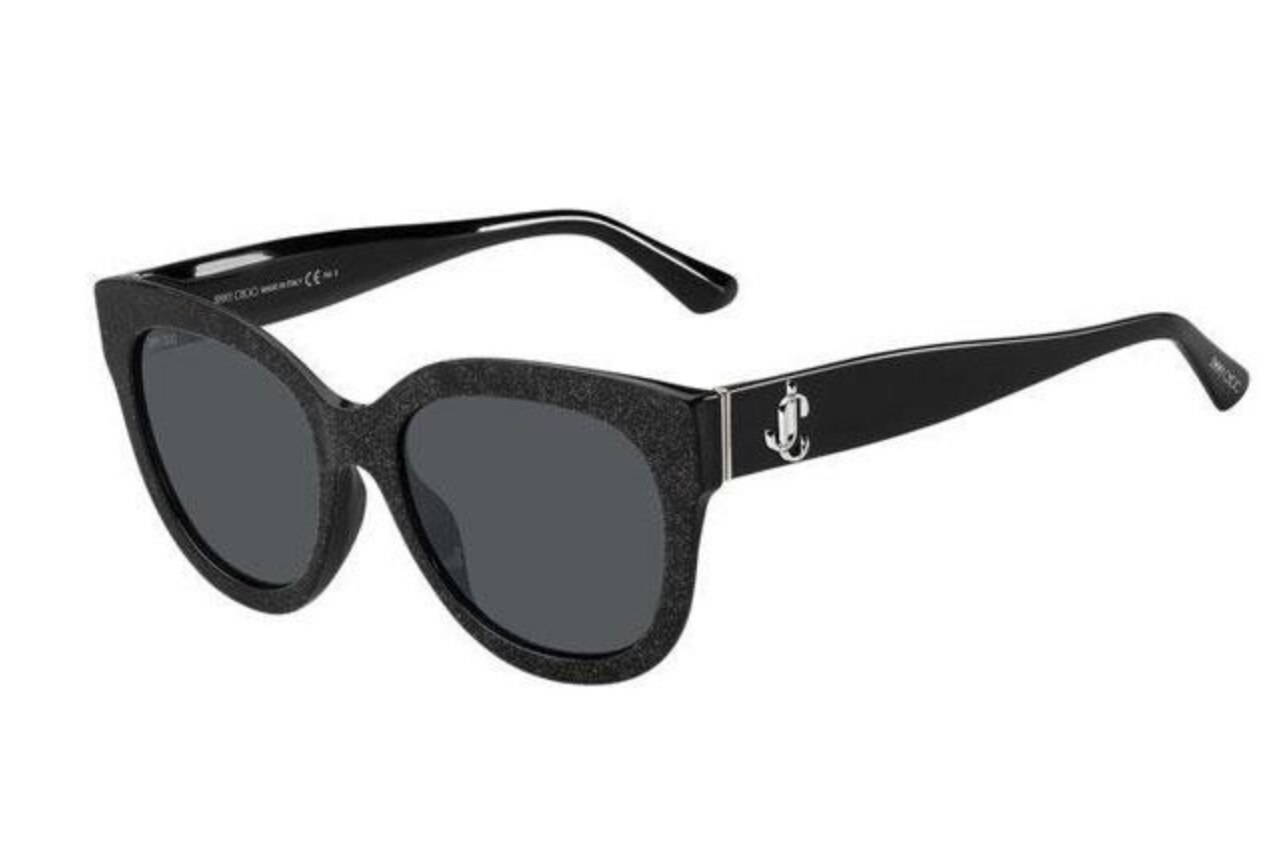 Jimmy Choo, Jill Butterfly Sunglasses With Solid Color Lens, Negru