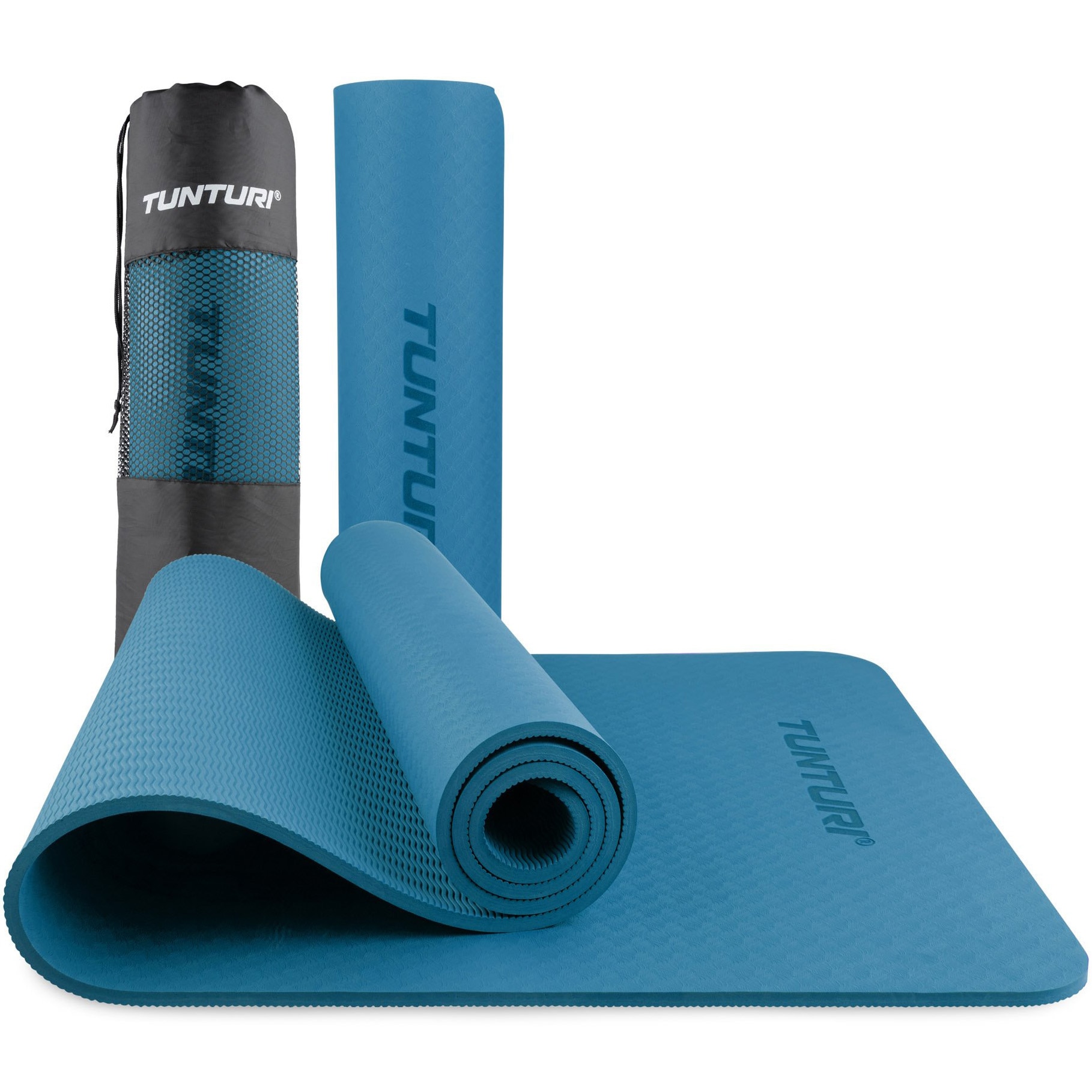Saltea yoga Tunturi, cm, Petrol Blue