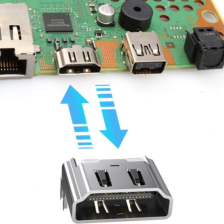 HDMI порт за PS4 конзола 2 части PS4 HDMI порт интерфейсен конектор ...