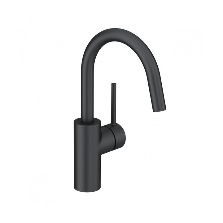 Kludi Bozz fekete mosdócsap forgatható kifolyócsővel