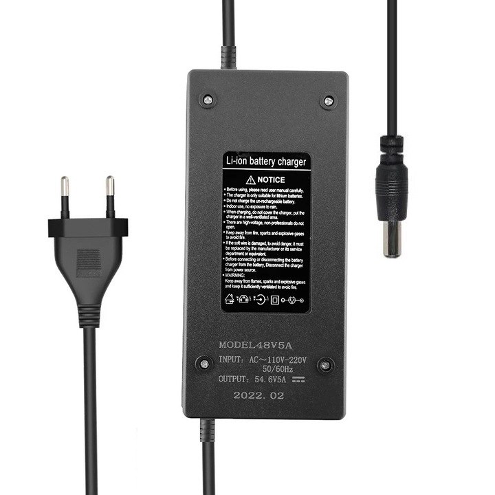 Зарядно устройство, Liitokala, Lii-546500, 48V, 5A, велосипед, тротинетки, двуколка
